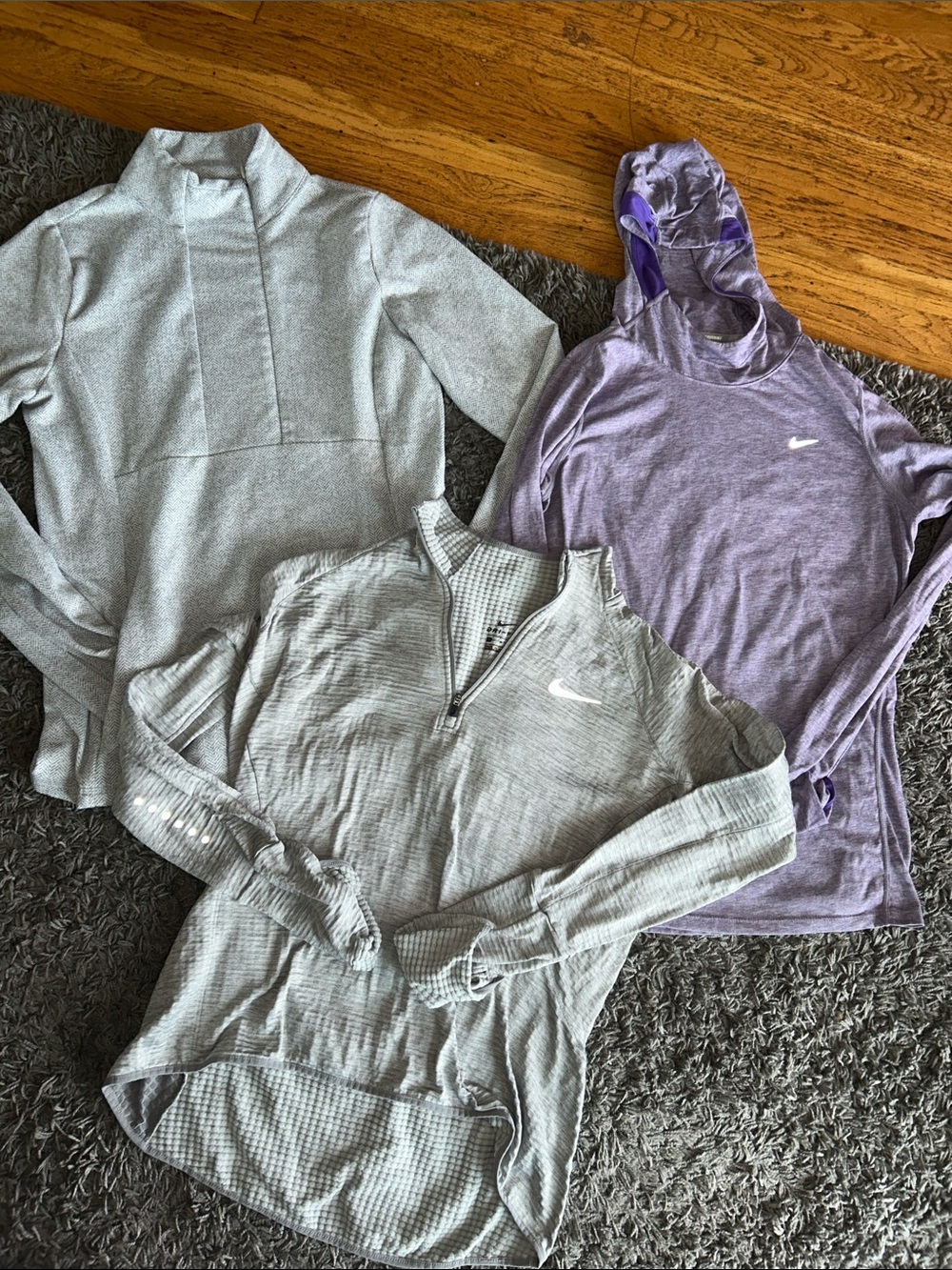Nike and KYODAN Athletic Pullover Running Tops Bundle Size Medium